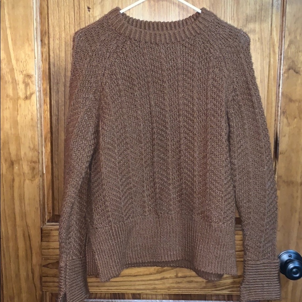 H&M knit brown sweater